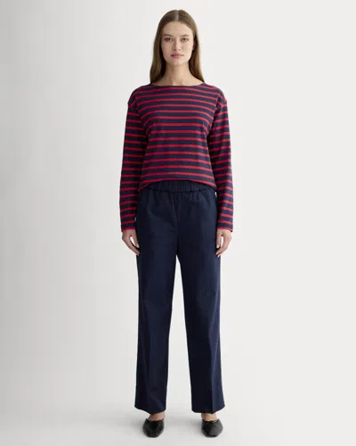Everlane Easy Pant In Navy In Blue