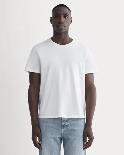 Everlane Essential Organic Crew Neck Tshirt In White