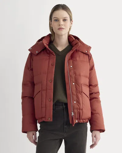 Everlane Everpuff™ In Merlot In Red