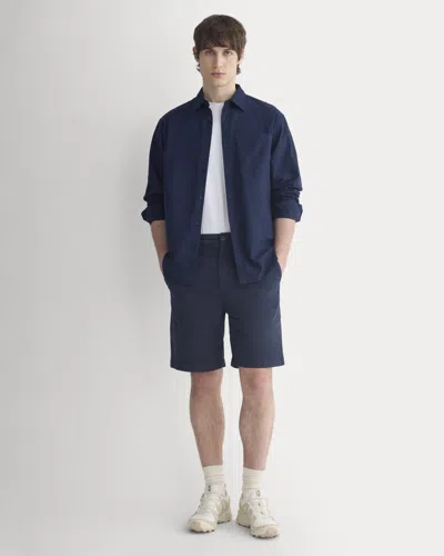 Everlane Everyday Chino Pant Short 9" In Deep Navy In Blue