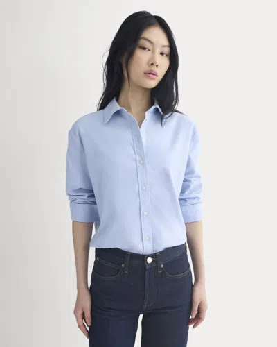 Everlane Everyday Oxford Shirt In Light Blue