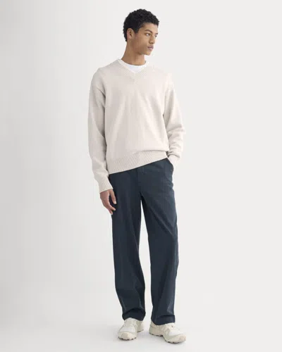Everlane Everyday Relaxed-fit Chino Pant In Deep Navy In Pink
