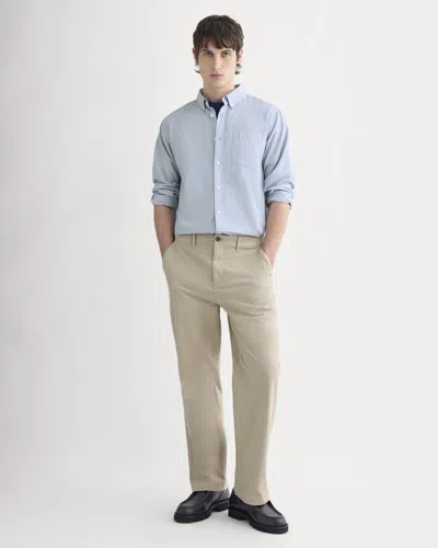 Everlane Everyday Relaxed-fit Chino Pant In Trench Coat Khaki In Blue