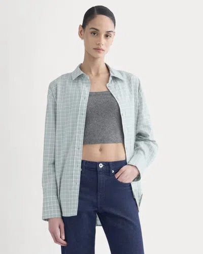Everlane Everyday Shirt In Gray