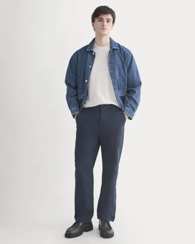 Everlane Everyday Straight-fit Chino Pant In Deep Navy In Blue