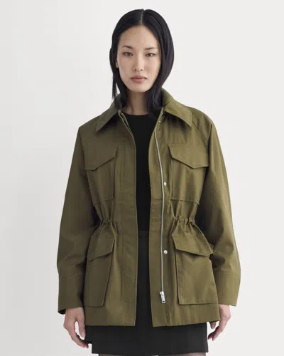 Everlane Field Jacket In Beech In Green