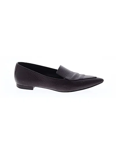 Pre-owned Everlane Flats In Burgundy