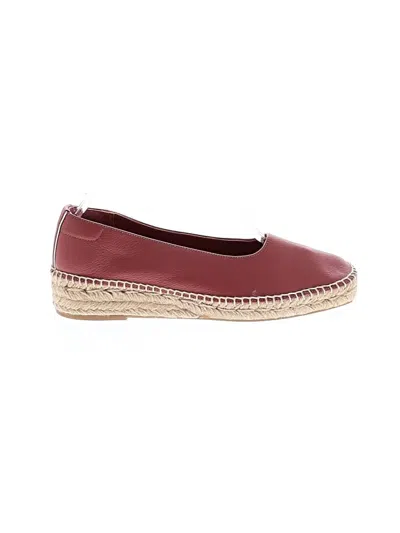 Pre-owned Everlane Flats In Burgundy