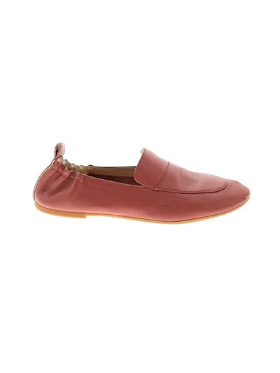 Pre-owned Everlane Flats In Burgundy