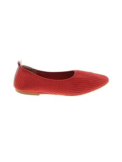 Pre-owned Everlane Flats In Red