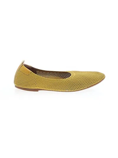 Pre-owned Everlane Flats In Yellow