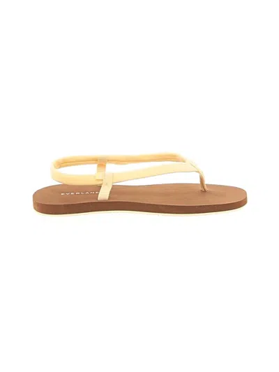 Pre-owned Everlane Flip Flops In Yellow