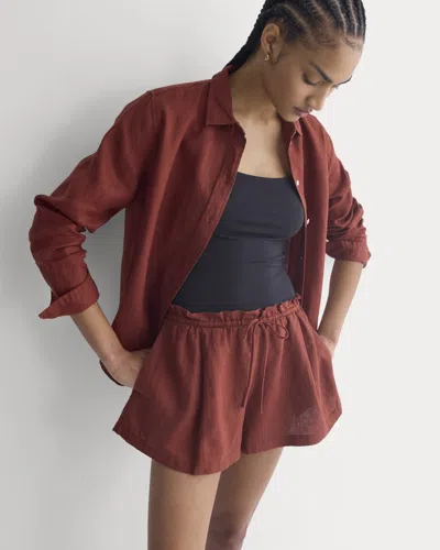 Everlane Flowy Short In Brown