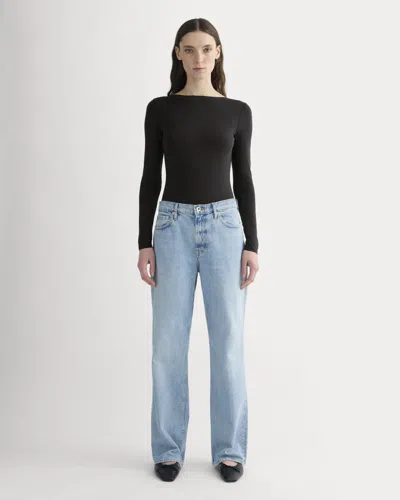 Everlane Form Ballet Bodysuit In Black