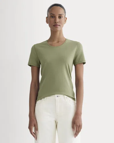 Everlane Form Tshirt In Lichen Green