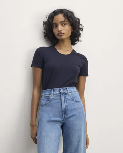 Everlane Form Tshirt In Navy In Blue