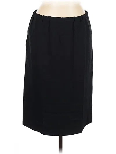 Pre-owned Everlane Formal Skirt In Black