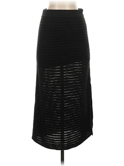 Pre-owned Everlane Formal Skirt In Black