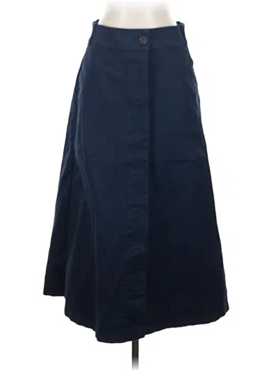 Pre-owned Everlane Formal Skirt In Blue