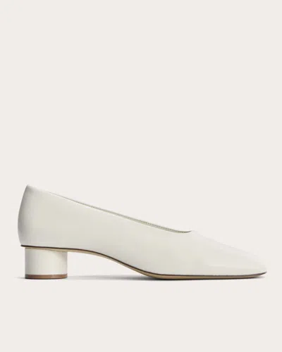 Everlane Gallery Pump In Canvas In White