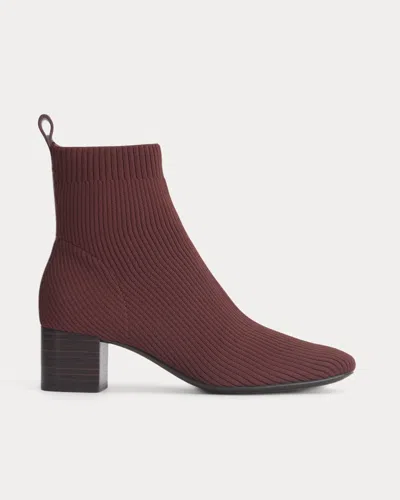 Everlane Glove Boot In Burgundy