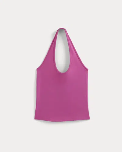 Everlane Halter Tank Top In Rose Violet In Multi