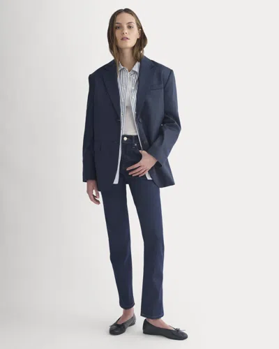Everlane High-rise Cigarette Jean In Pure Blue