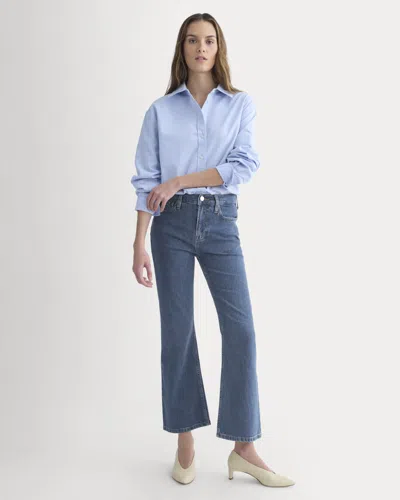 Everlane High-rise Kick Flare Jean In Ocean In Blue