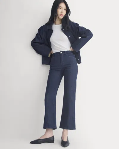 Everlane High-rise Kick Flare Jean In Tungsten Rinse In Blue