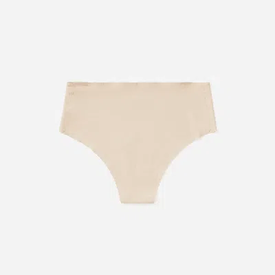 Everlane Invisible High-rise Thong In Light Tan In Pink
