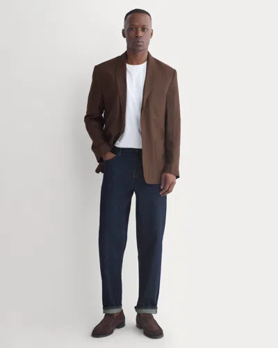 Everlane Japanese Selvedge Jean In Indigo Rinse In Brown