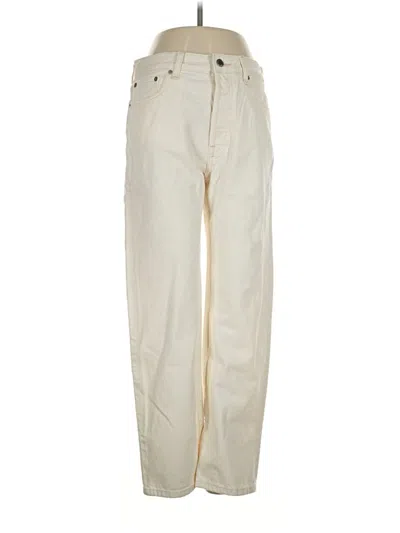 Pre-owned Everlane Jeans In Ivory