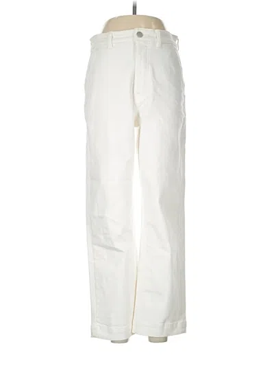 Pre-owned Everlane Jeans In Ivory