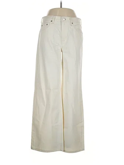 Pre-owned Everlane Jeans In Ivory