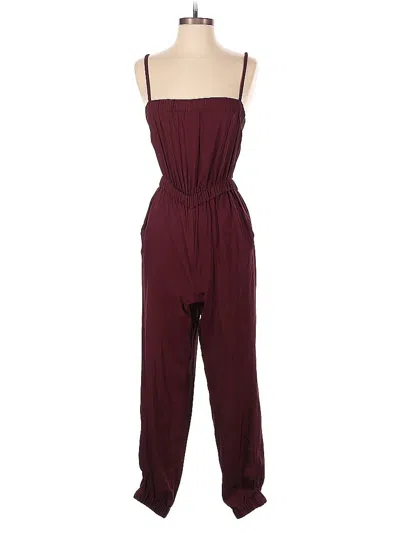 Pre-owned Everlane Jumpsuit In Burgundy