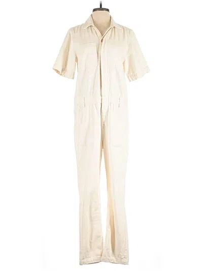 Pre-owned Everlane Jumpsuit In Ivory