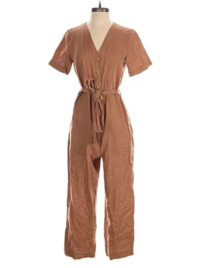 Pre-owned Everlane Jumpsuit In Tan