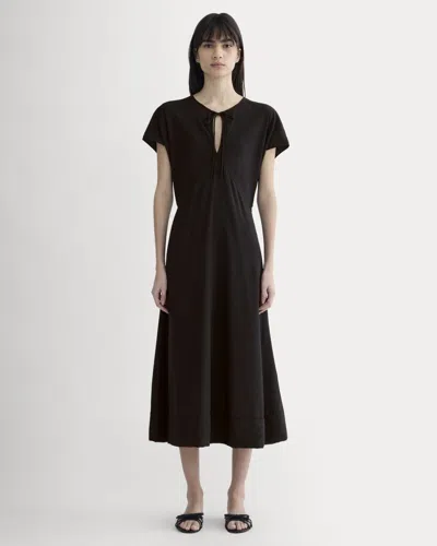 Everlane Keyhole Dress In Black