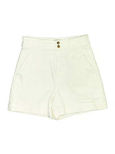 Pre-owned Everlane Khaki Shorts In Ivory