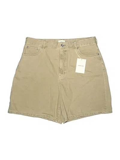 Pre-owned Everlane Khaki Shorts In Tan