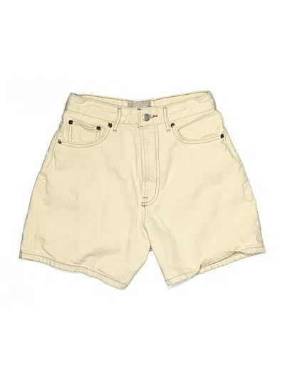 Pre-owned Everlane Khaki Shorts In White