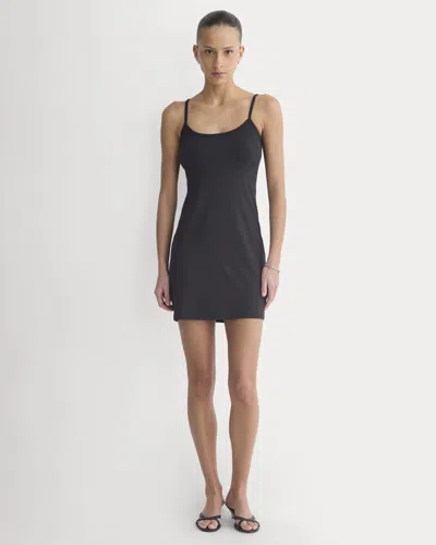 Everlane Knit Cami Top Mini Dress In Black