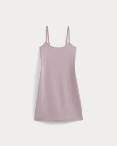 Everlane Knit Cami Top Mini Dress In Burnished Lilac In Purple