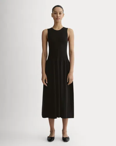 Everlane Knit Crew Dress In Black