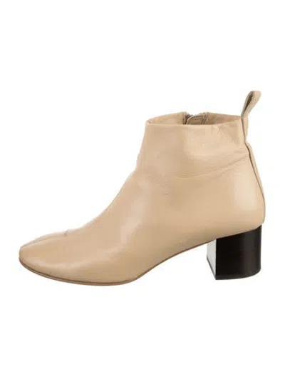 Pre-owned Everlane Leather Boots In Yellow