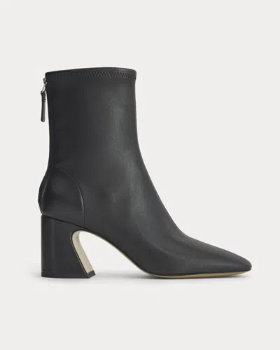 Everlane Leather Curved-heel Boot In Black
