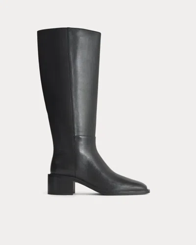 Everlane Leather Knee-high City Boot In Black