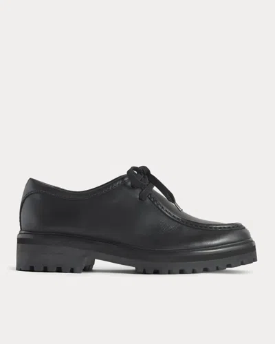 Everlane Leather Lug Chukka In Black