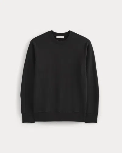 Everlane Lightweight Terry Sweatshirt In Black