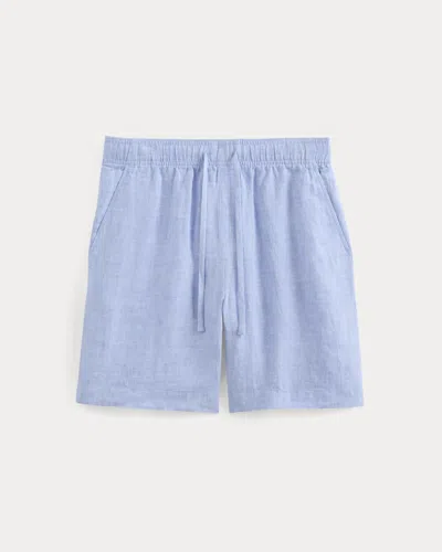 Everlane Linen Easy Short In Light Blue